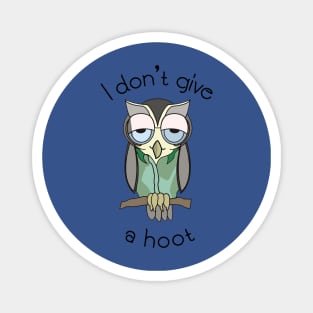 i don't give a hoot 3 Magnet